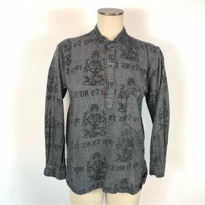 Shopoholic Fashion Men's Light Wight Festive Hippie Shirt Medium